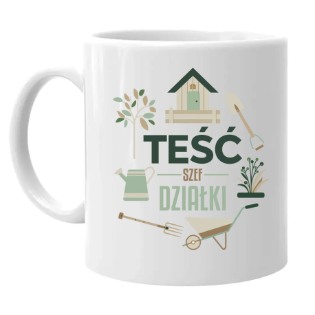 Teść Szef Działki - kubek na prezent