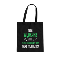 Teść wędkarz to taki normalny teść, tylko fajniejszy - torba na prezent
