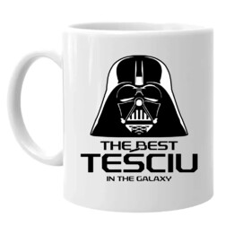 The best teściu in the galaxy - kubek na prezent