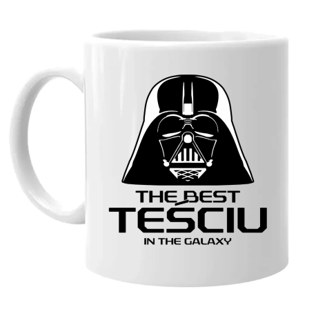 The best teściu in the galaxy - kubek na prezent