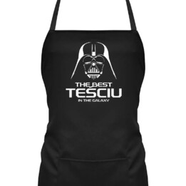 The best teściu in the galaxy - fartuch na prezent