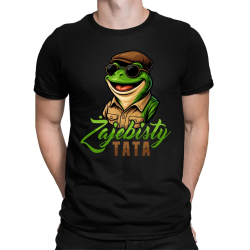Żajebisty tata V3 - męska koszulka na prezent