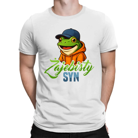 Żajebisty syn V3 - męska koszulka na prezent