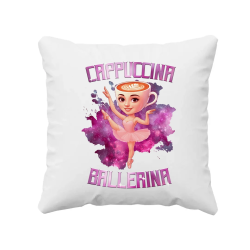 Ballerina Cappuccina - Italian Brainrot - poduszka na prezent