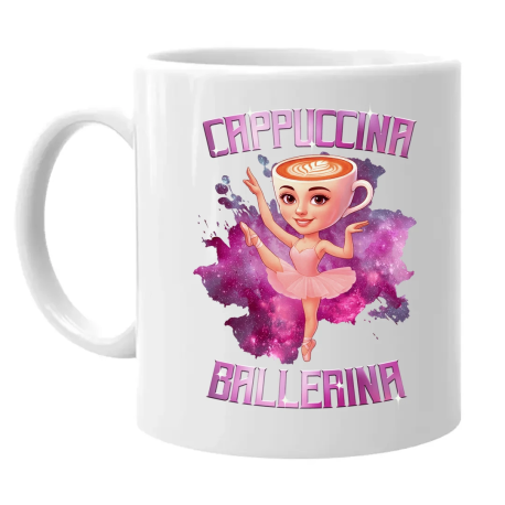 Ballerina Cappuccina - Italian Brainrot - kubek na prezent