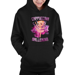 Ballerina Cappuccina - Italian Brainrot - dziecięca bluza na prezent