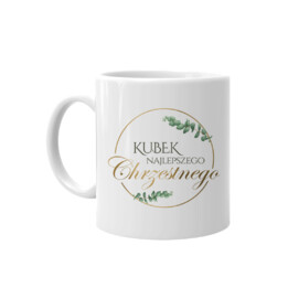 Kubek najlepszego chrzestnego - kubek z nadrukiem