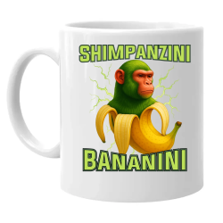 Shimpanzini bananini - Italian Brainrot - kubek na prezent