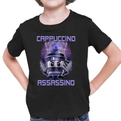 Cappuccino Assassino - Italian Brainrot - dziecięca koszulka na prezent