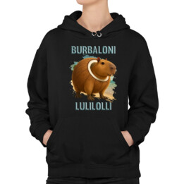 Burbaloni Lulilolli - Italian Brainrot - kapibara w kokosie - damska bluza na prezent