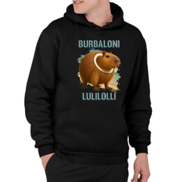 Burbaloni Lulilolli - Italian Brainrot - kapibara w kokosie - męska bluza na prezent