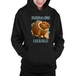 Burbaloni Lulilolli - Italian Brainrot - kapibara w kokosie - dziecięca bluza na prezent