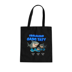 Tralalero gang taty - dwoje dzieci - Italian brainrot - produkt personalizowany - torba na prezent