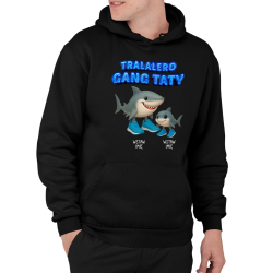 Tralalero gang taty - jedno dziecko - Italian brainrot - męska bluza na prezent - produkt personalizowany