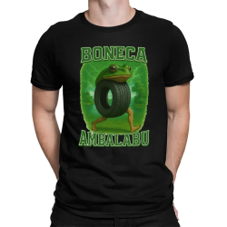 Boneca ambalabu - Italian brainrot - męska koszulka na prezent