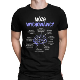 Mózg wychowawcy - męska koszulka na prezent