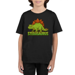 Stegosaurus - dinozaur - dziecięca koszulka na prezent