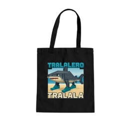 Tralalero Tralala - Italian Brainrot - rekin z butami  - torba na prezent