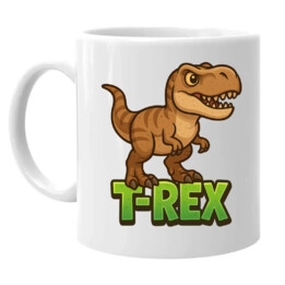 T-Rex Dinozaur - kubek na prezent