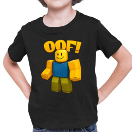 Oof - dziecięca koszulka na prezent dla fanów gry Roblox