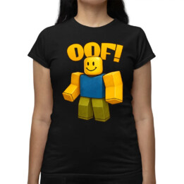 Oof - damska koszulka na prezent dla fanów gry Roblox