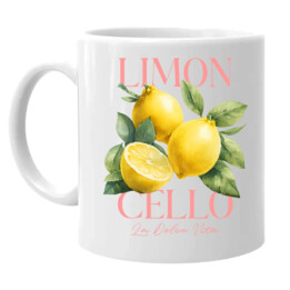 Limoncello La Dolce Vita - Cytryny Lemon - kubek na prezent
