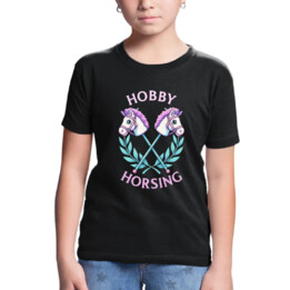 Hobby horsing - dziecięca koszulka na prezent