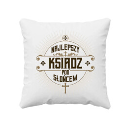Najlepszy ksiądz pod słońcem - poduszka na prezent