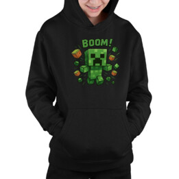 Boom! - dziecięca bluza na prezent dla fanów minecraft 
