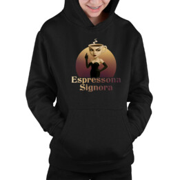 Espressona Signora - Italian Brainrot - dziecięca bluza na prezent
