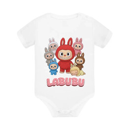 Laleczki Bubu - grupa postaci - prezent dla fanów Labubu - body dziecięce na prezent