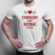 Stworzony żeby ratować życie - męska koszulka z nadrukiem