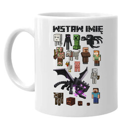 Minecraftowa ekipa - kubek na prezent dla fanów gry Minecraft - produkt personalizowany
