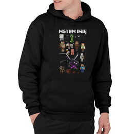 Minecraftowa ekipa - męska bluza na prezent dla fanów gry Minecraft - produkt personalizowany