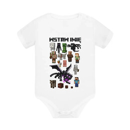 Minecraftowa ekipa - body dziecięce na prezent dla fanów gry Minecraft - produkt personalizowany