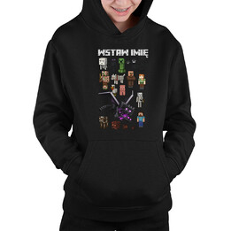 Minecraftowa ekipa - dziecięca bluza na prezent dla fanów gry Minecraft - produkt personalizowany