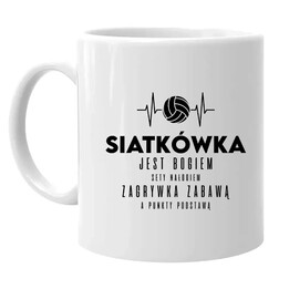 Siatkówka jest bogiem - kubek na prezent