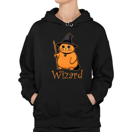 Wizard - kot czarodziej - damska bluza na prezent