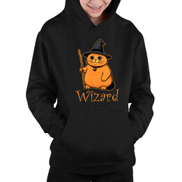 Wizard - kot czarodziej - dziecięca bluza na prezent