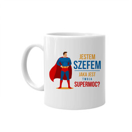 Jestem szefem - jaka jest twoja supermoc? - kubek