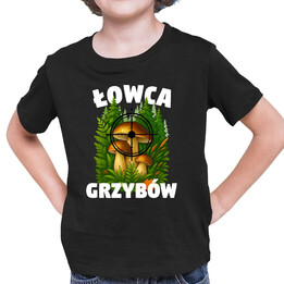 Łowca grzybów - dziecięca koszulka na prezent