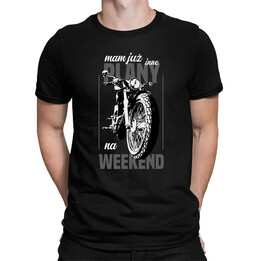 Mam już inne plany na weekend - motocykl - męska koszulka na prezent