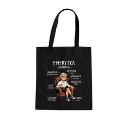 Anatomia emerytki - torba na prezent