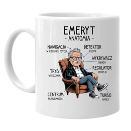 Anatomia emeryta - kubek na prezent