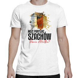 Może partyjkę szachów Panie Mietku? - dla fanów serialu Ojciec Mateusz - męska koszulka na prezent
