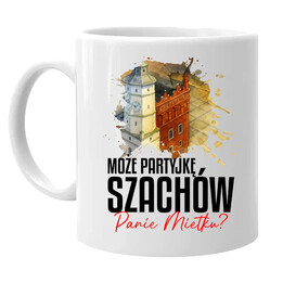 Może partyjkę szachów Panie Mietku? - dla fanów serialu Ojciec Mateusz - kubek na prezent