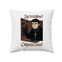 Zgrzeszyłem? Puk puk puk, odpuszczam! V2 - poduszka na prezent