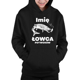 (Imię) Łowca potworów - dziecięca bluza na prezent - produkt personalizowany