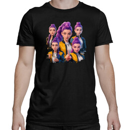 Rumi - męska koszulka na prezent dla fanów Rumi Huntrix Kpop Demon Hunters
