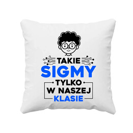 Takie sigmy tylko w naszej klasie - poduszka na prezent